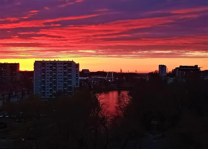Apartament w centrum Kołobrzegu, nad rzeką